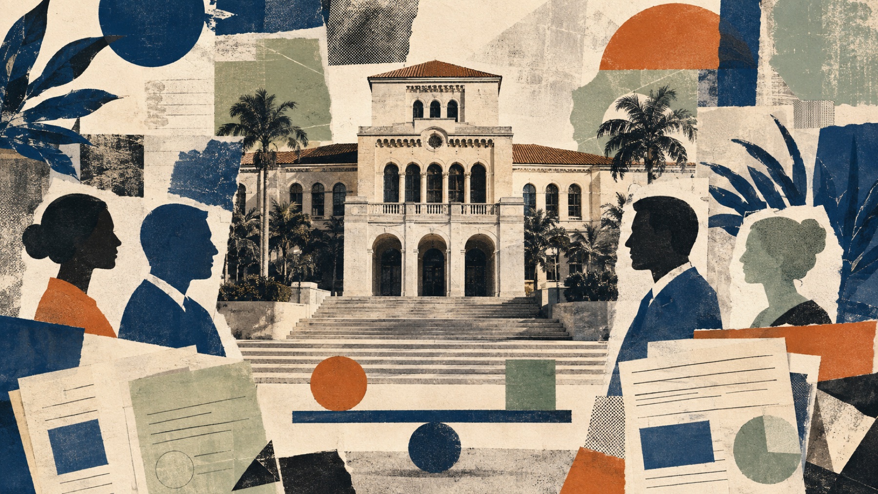 Editorial illustration for IRS Proposal Would Tie Private-School Tax Exemption to Race-Neutral Policies